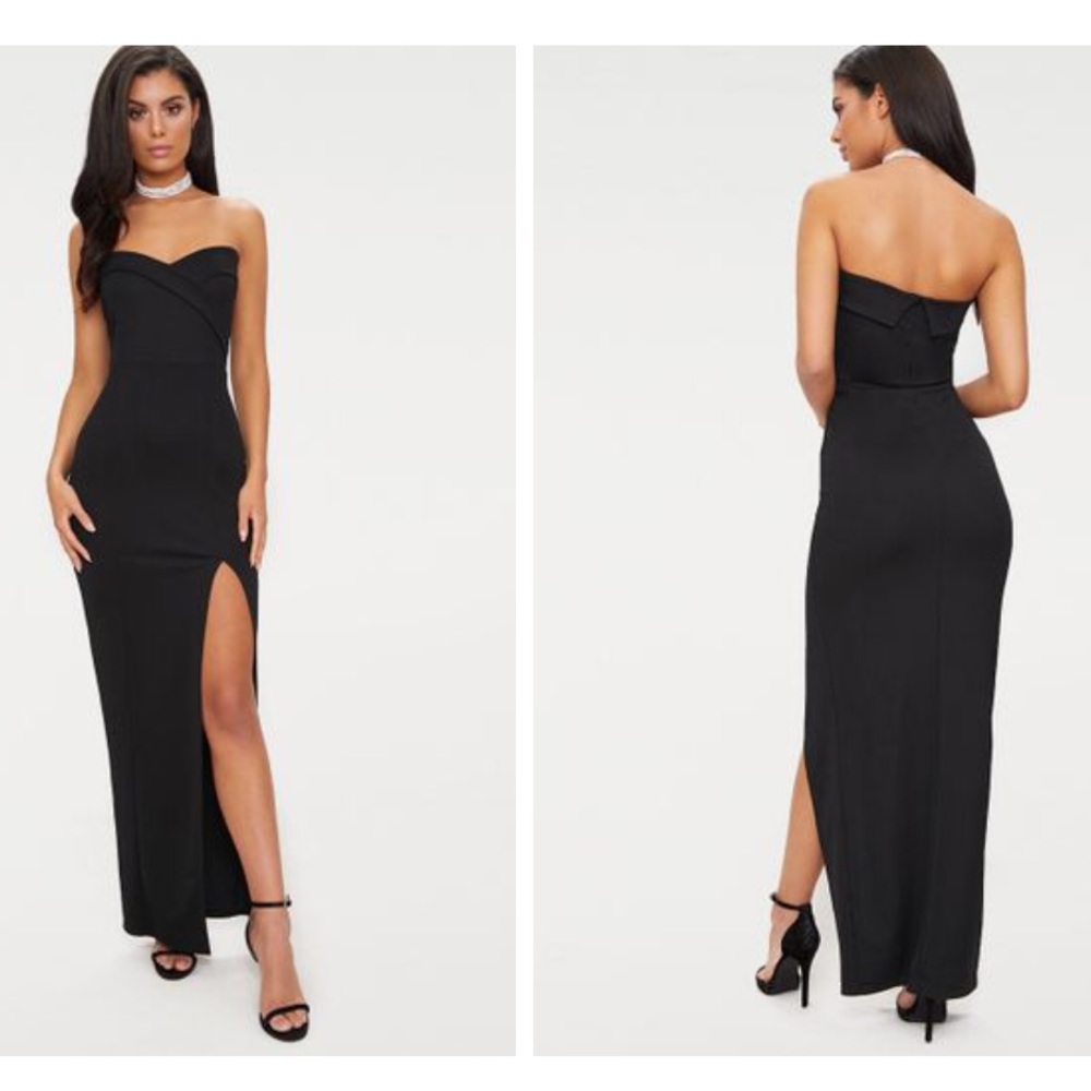 Black Strapless Dress